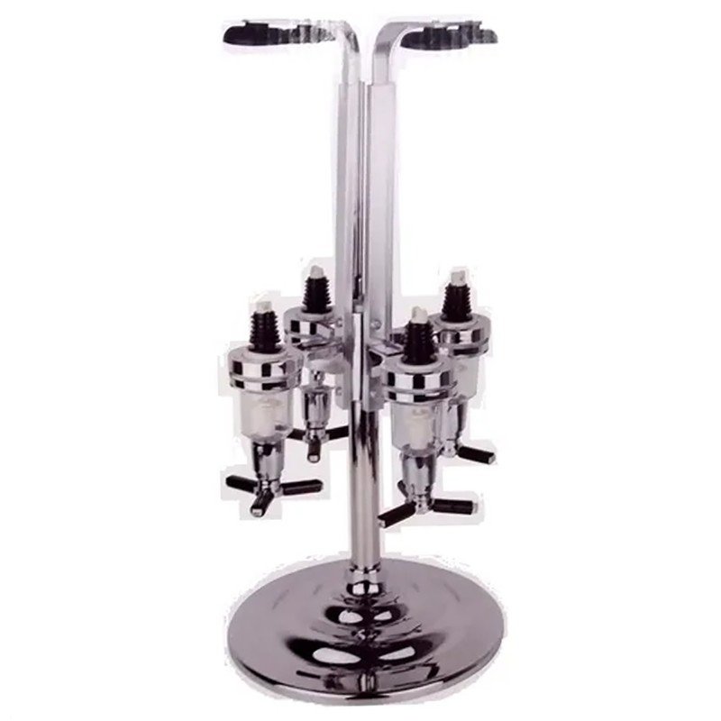 Rotary Support For 4 Bottles