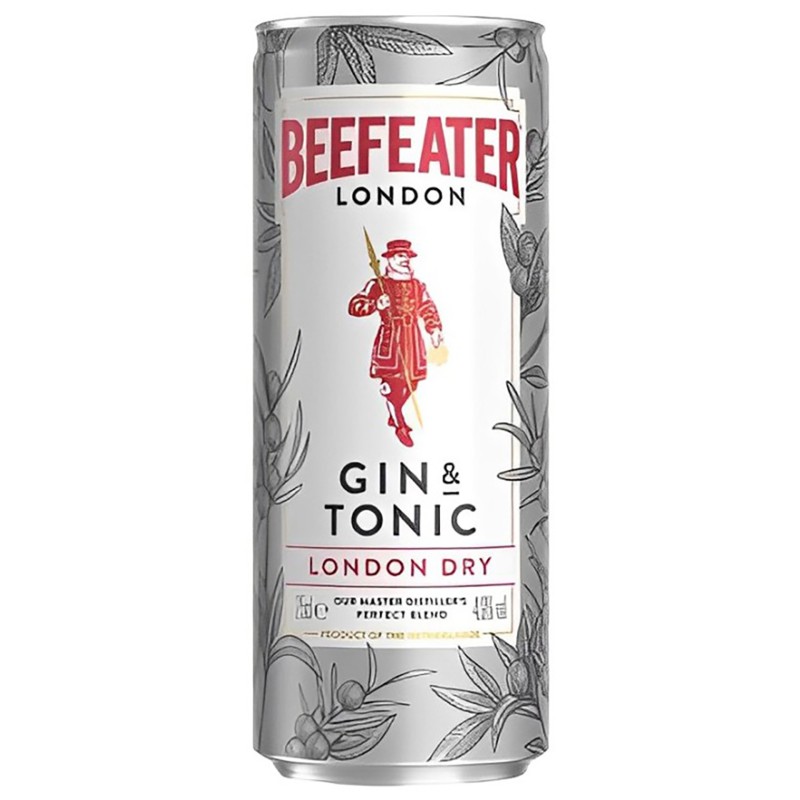 Rtd Beefeater Dry And Tonic 25Cl 4,9%