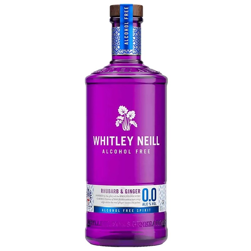 Gin Whitley Neill Rhubarb & Ginger 0% 70Cl