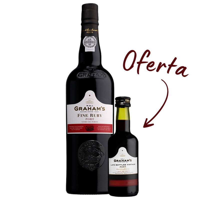 Port Wine Grahams Fine Ruby 75Cl= Miniature Offer L.B.V