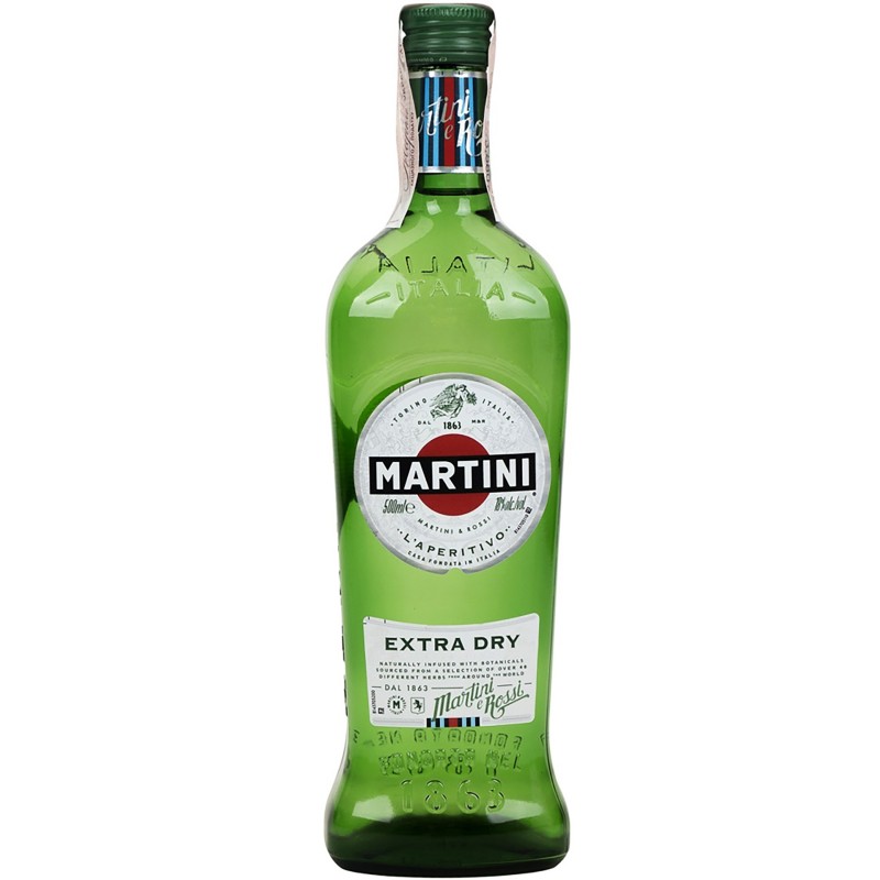 Vermute Branco Martini Dry 1L
