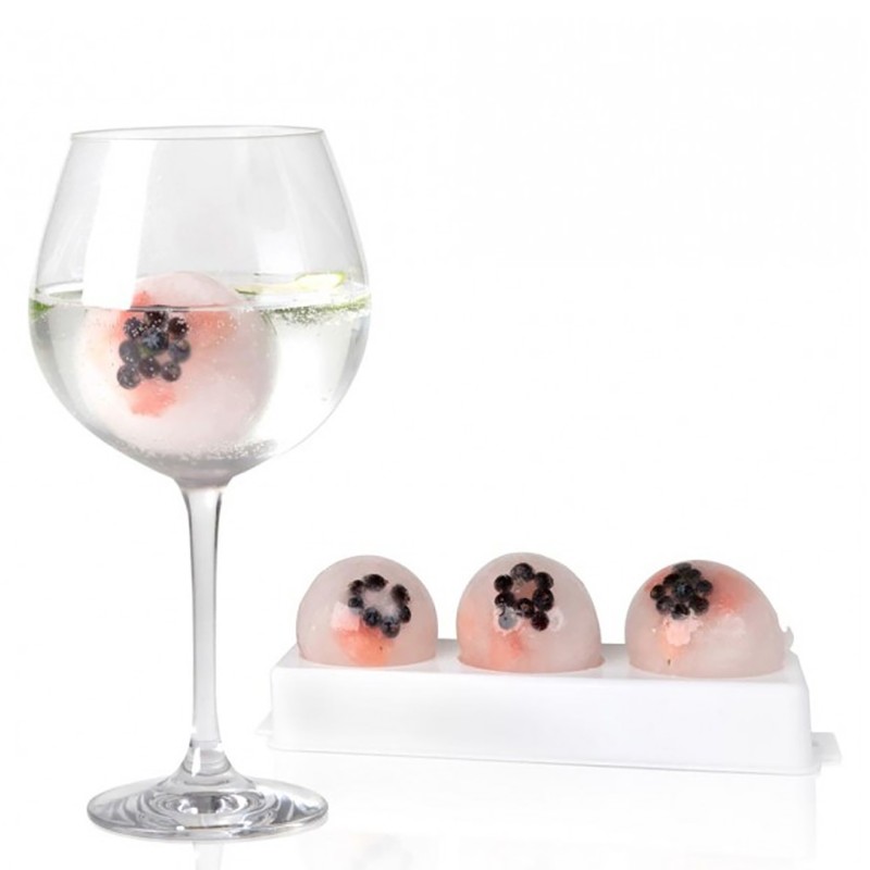 Molde De Gelo 3 Esferas 6Cm