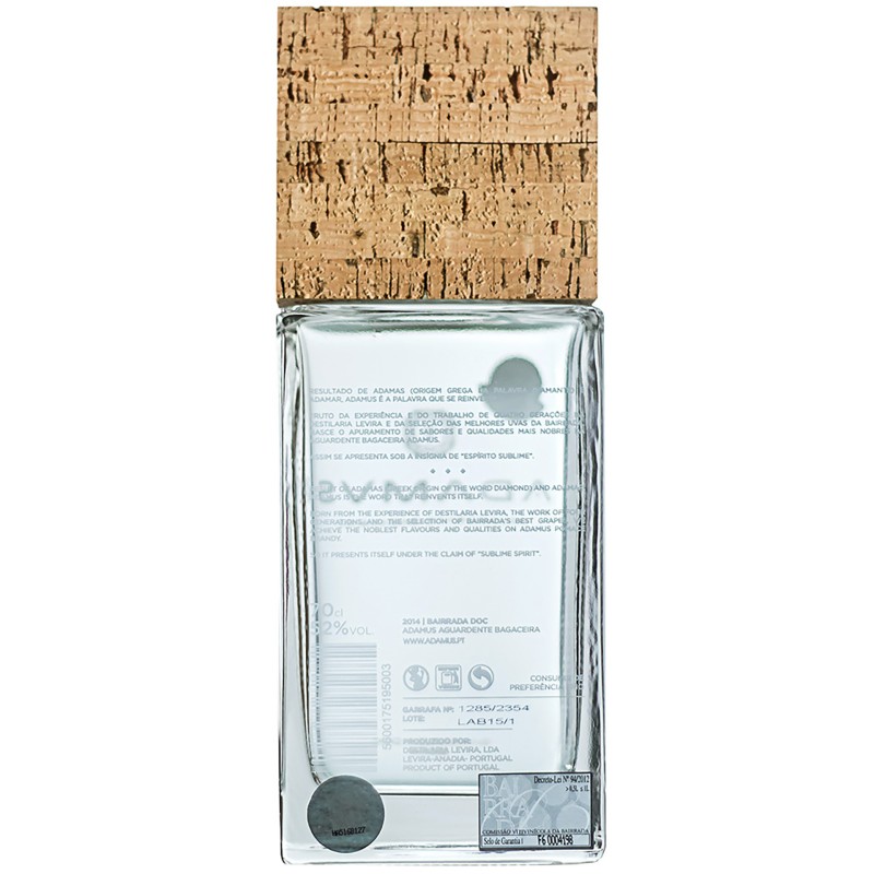 Aguardente Bagaceira Adamus  70Cl Aguardente Bagaceira Adamus  70Cl