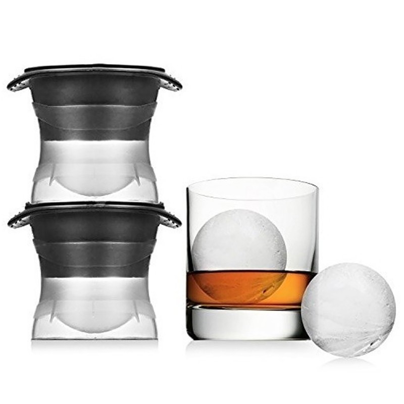 Molde Gelo Esfrico 6Cm Silicone Xxxl (2Un)