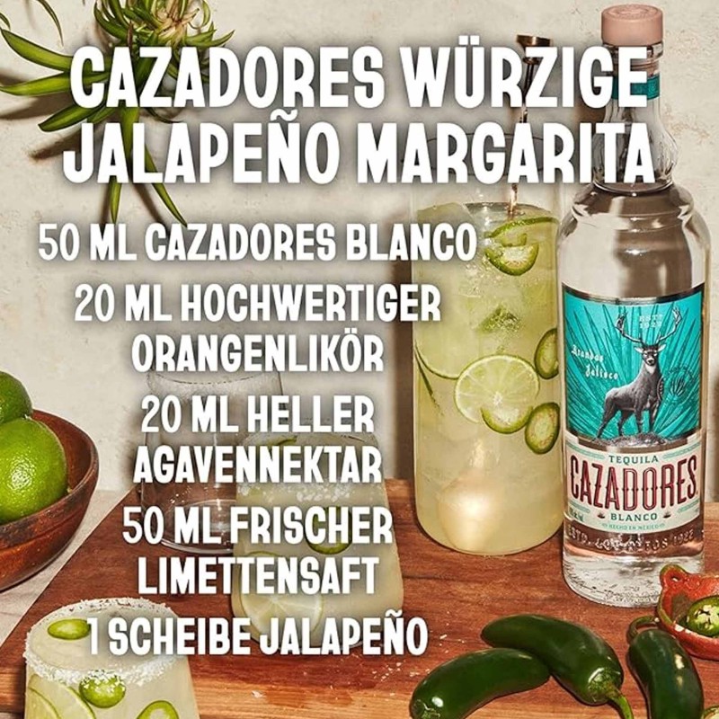 Tequila Cazadores Reposado 70Cl 40%