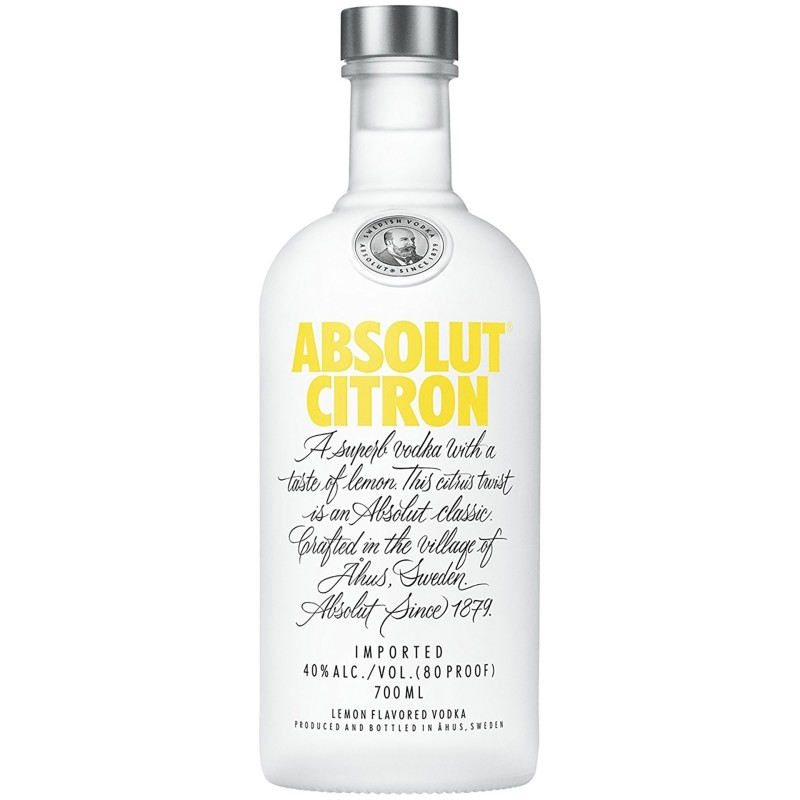 Vodka Absolut Citron 70Cl 40%