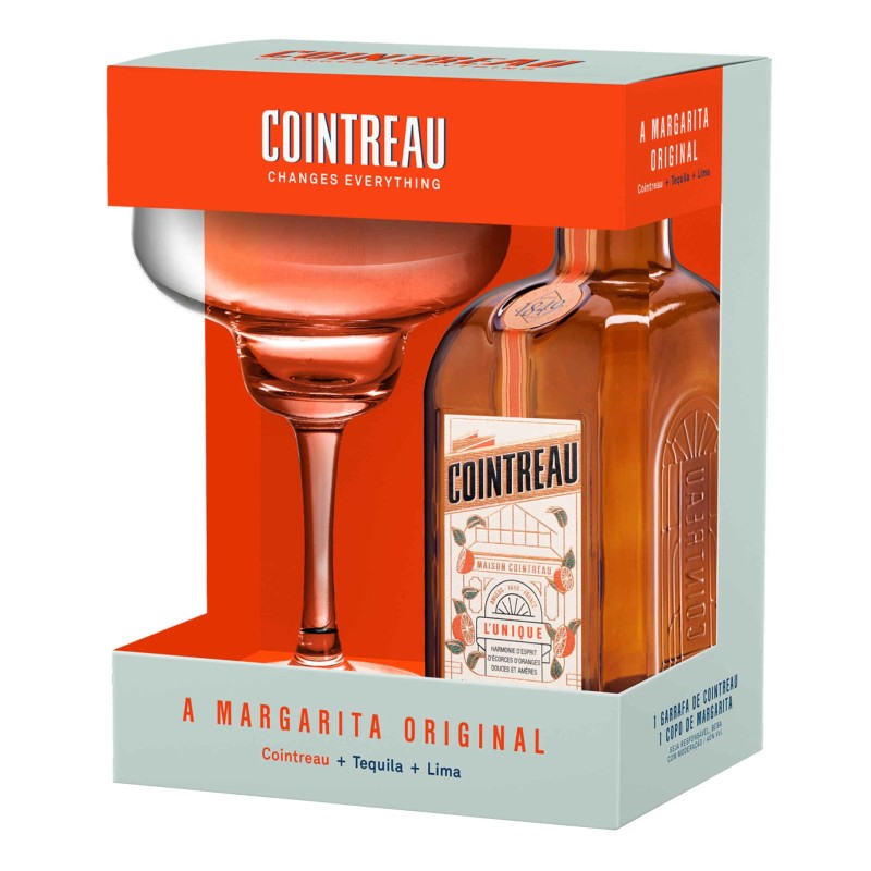 Licor Cointreau 70Cl + Com Copo Licor Cointreau 70Cl + Com Copo