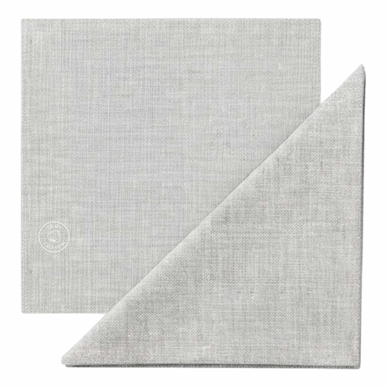 Box Of 600 Oxford Napkins 40X40 1/4 Fold (Argent)