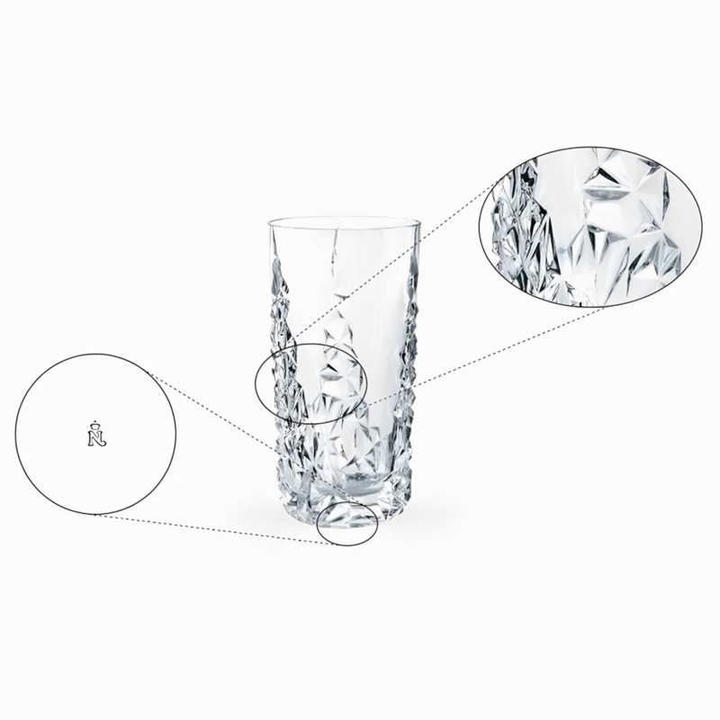 Longdrink Glass 42Cl Sculpture Nachtmann