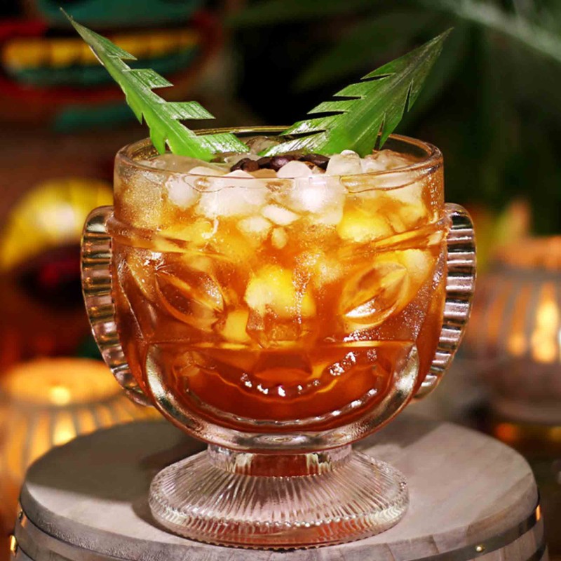 Glass Tiki Cup 41,4Cl