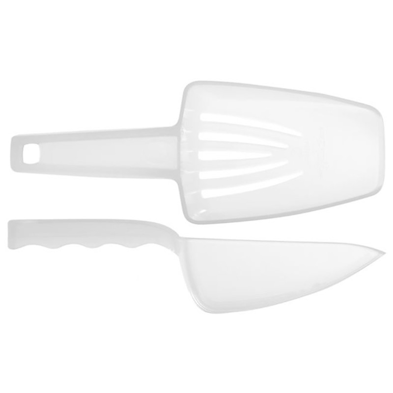 Transparent Plastic Ice Spoon 29,5Cl