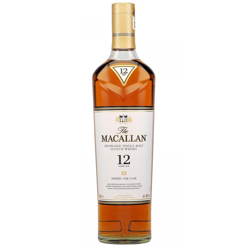 Whisky Macallan 12Y Sherry Oak 70Cl
