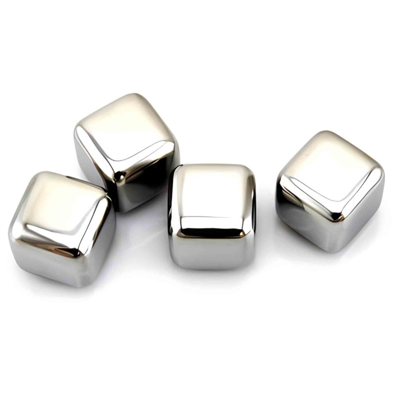 Ice Cubes Stainless (Set Of 4)
