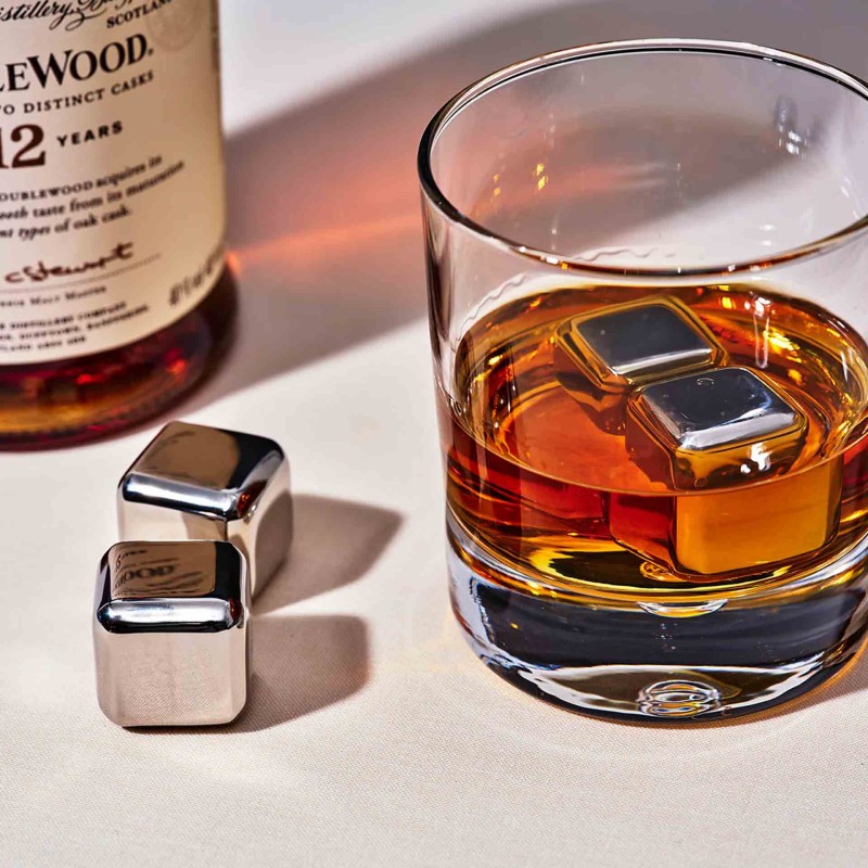 Ice Cubes Stainless (Set Of 4)