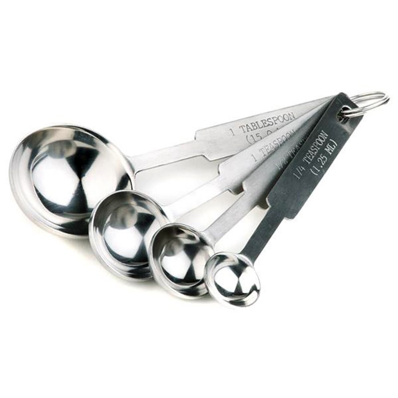 Set 4 Measuring Spoon (1,25; 2,5; 5; 15Ml) S/S