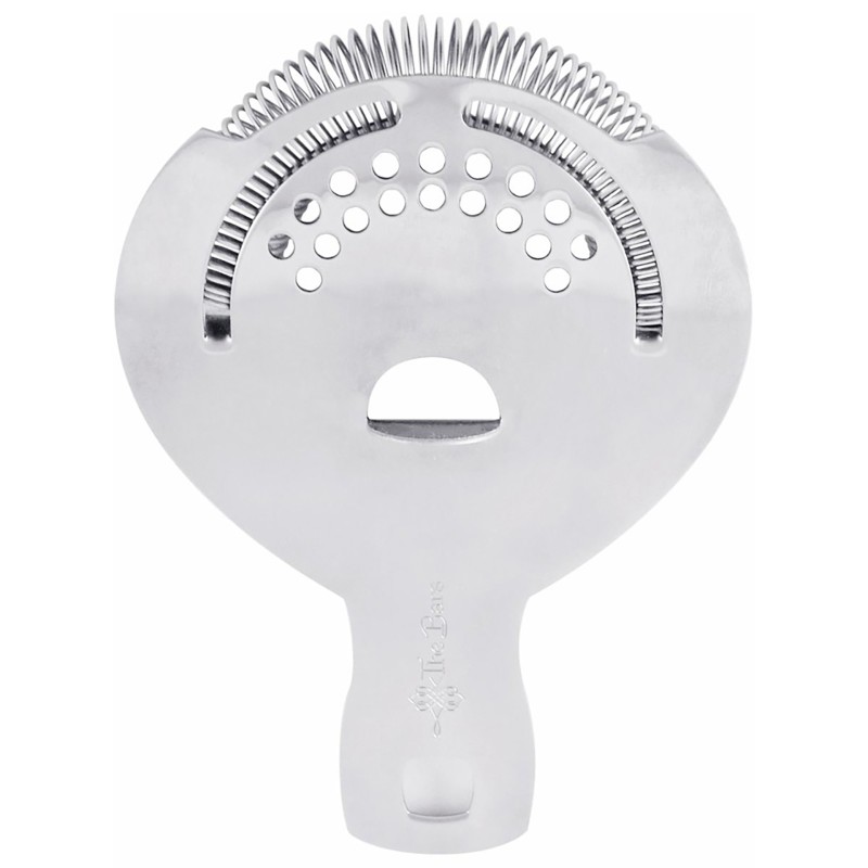 Deluxe Bar Strainer No Prong S/S