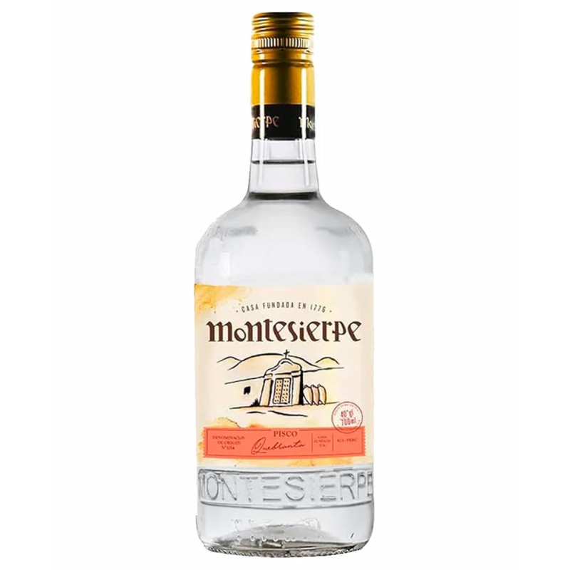 Pisco Montesierpe Quebranta 70Cl