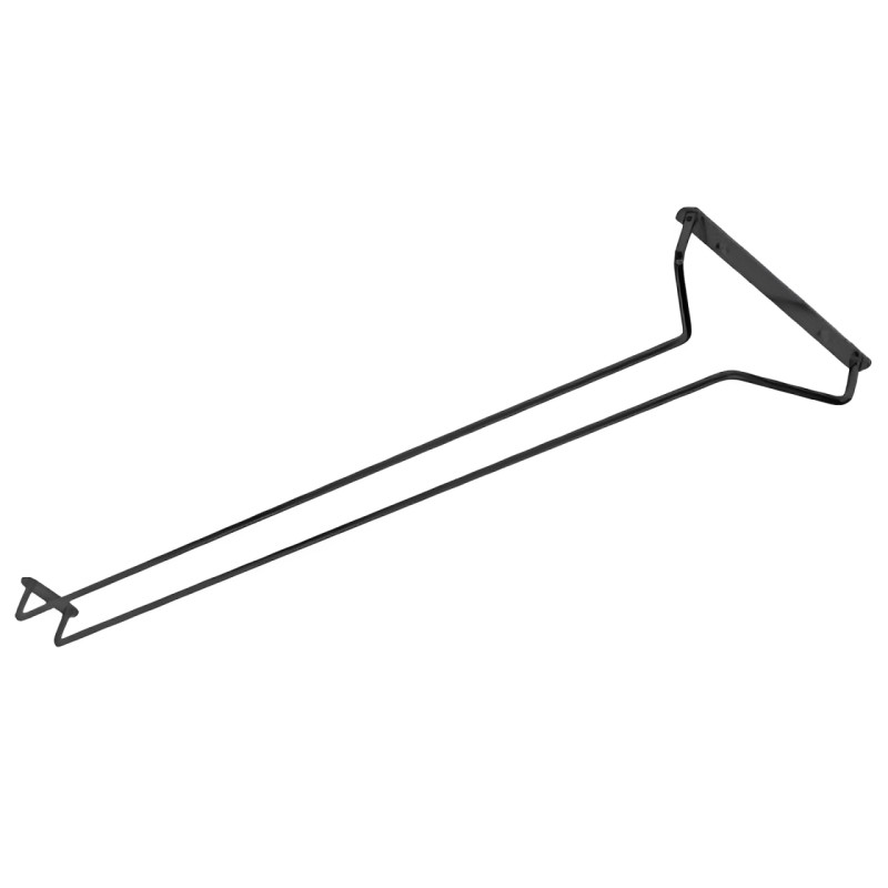 Glass Rack Black 300X110Mm (Pair)