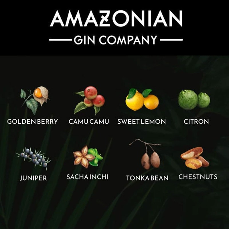 Gin Amazonian Peru 70Cl Gin Amazonian Peru 70Cl