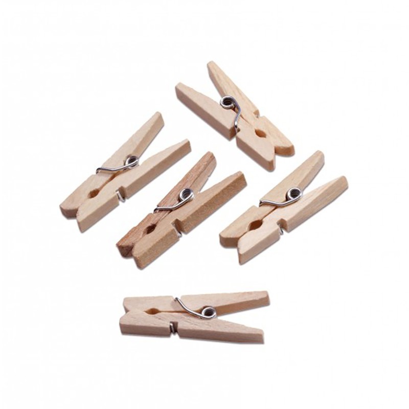 Pin�a Bamboo Mola Da Roupa (100 Un.) Pc/68588