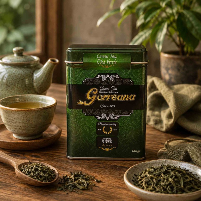 Lata Ch� Verde Encosta De Bruma 100Gr Premium