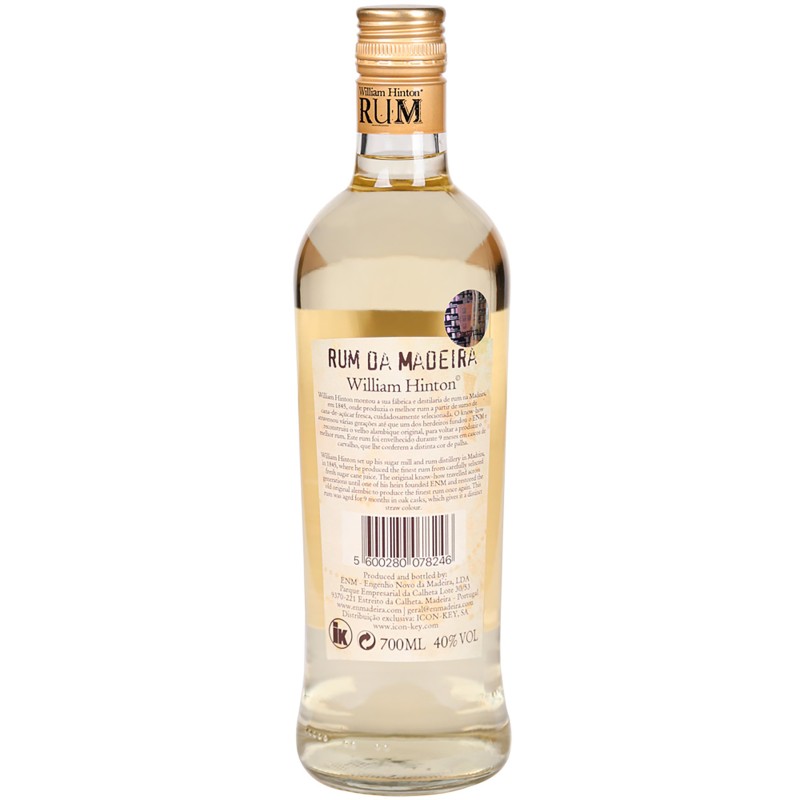 Rum William Hinton 9 Meses 70Cl