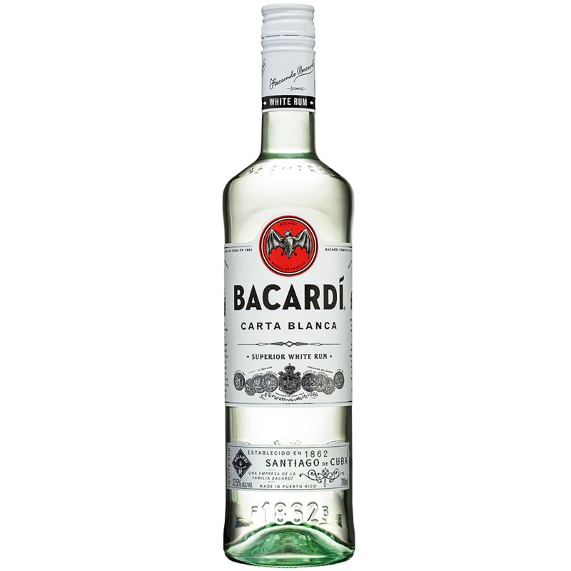 Rum Bacardi Carta Blanca 70Cl Rum Bacardi Carta Blanca 70Cl