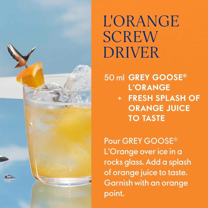 Vodka Grey Goose Laranja 70Cl 40%