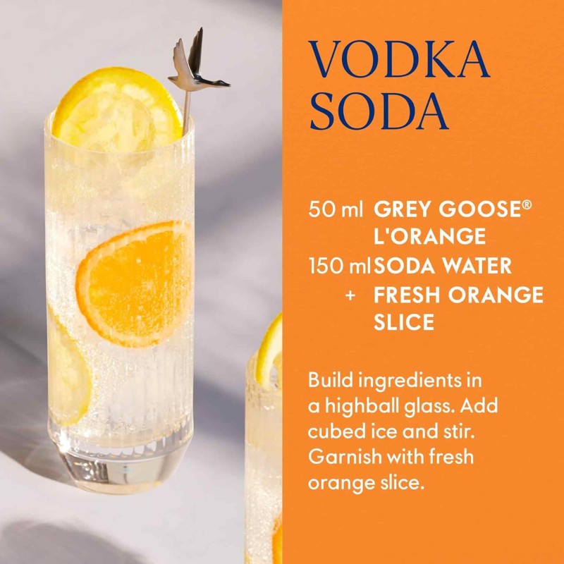 Vodka Grey Goose Laranja 70Cl 40%