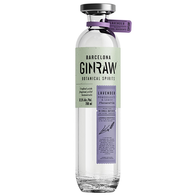 Gin Ginraw Lavender 70Ml 37,5%