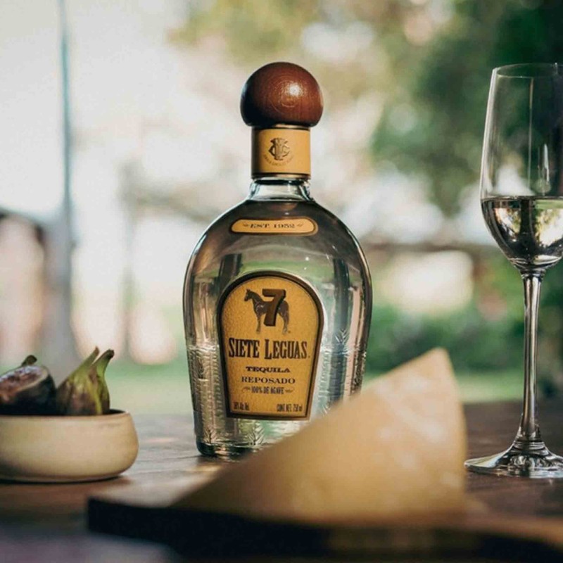 Tequila Siete Leguas Reposado 70Cl 38%
