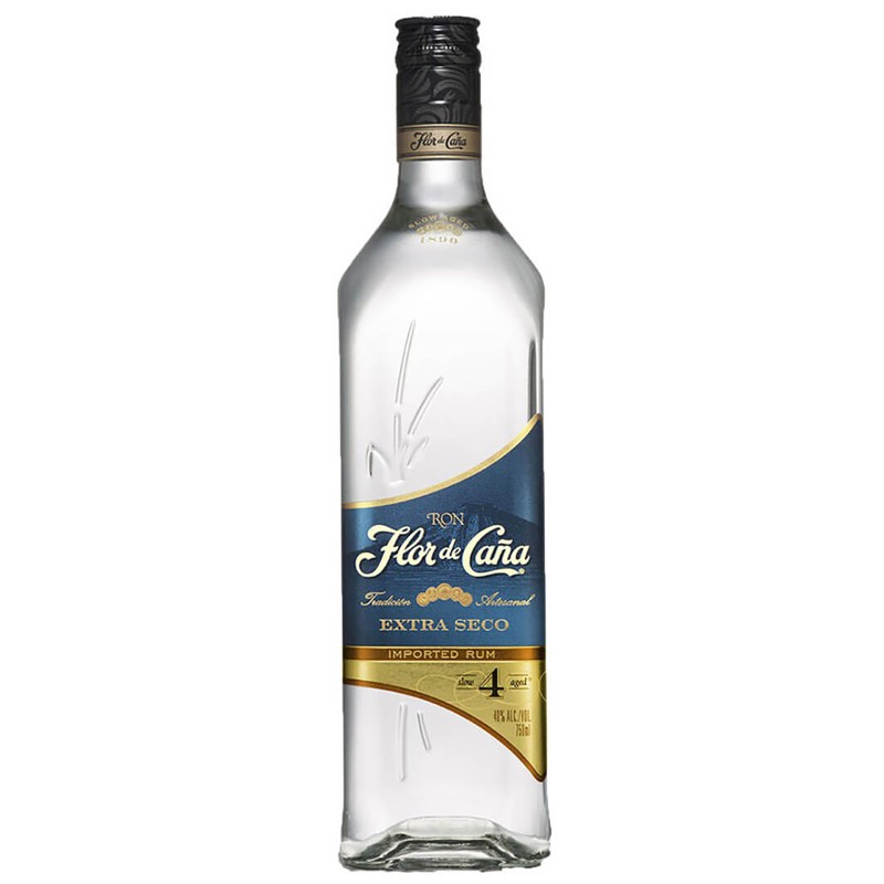 Rum Flor De Cana 4 Extra Dry 70Cl 40%