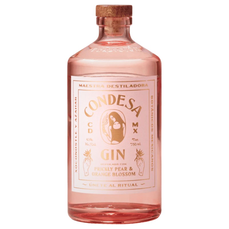 Gin Condesa Prickly Pear And Orange Blossom 70Cl 43% Gin Condesa Prickly Pear And Orange Blossom 70Cl 43%