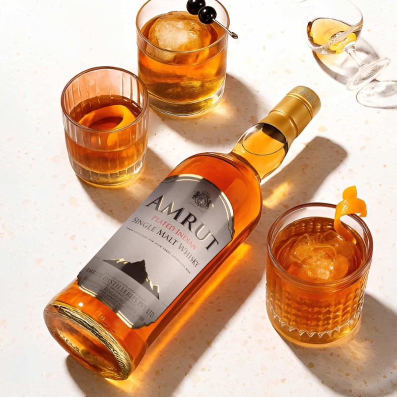 Whisky Single Malt Amrut Peated India 70Cl 46%