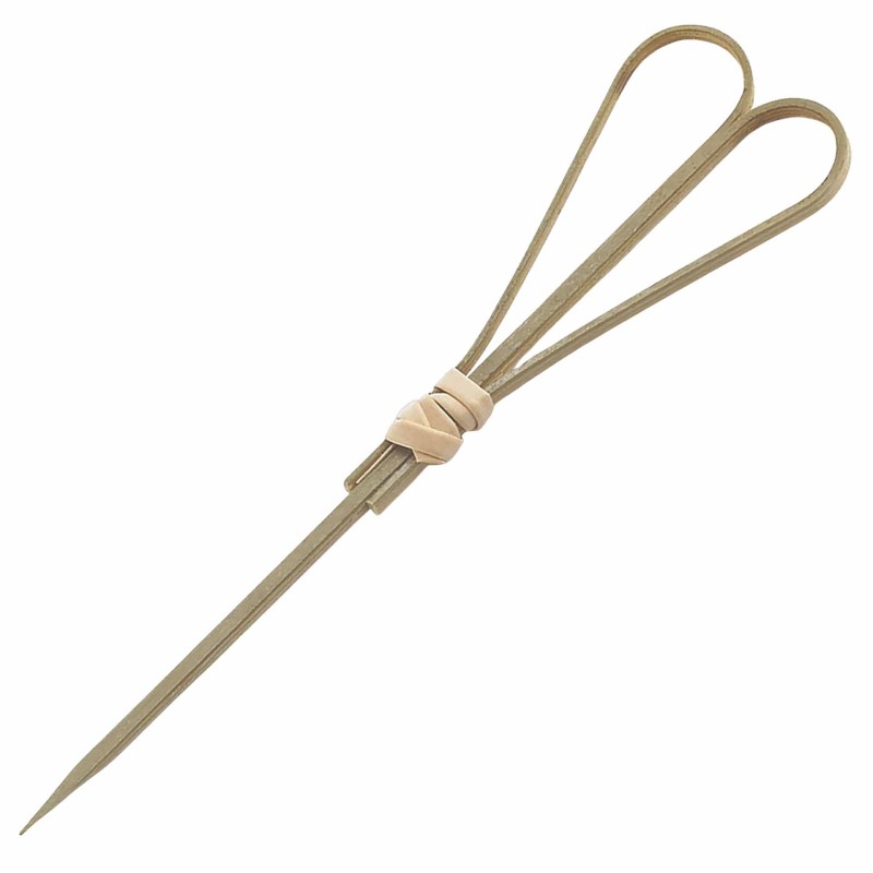 Hearted Looped Bamboo Pick 11,5Cm (Pck 100)