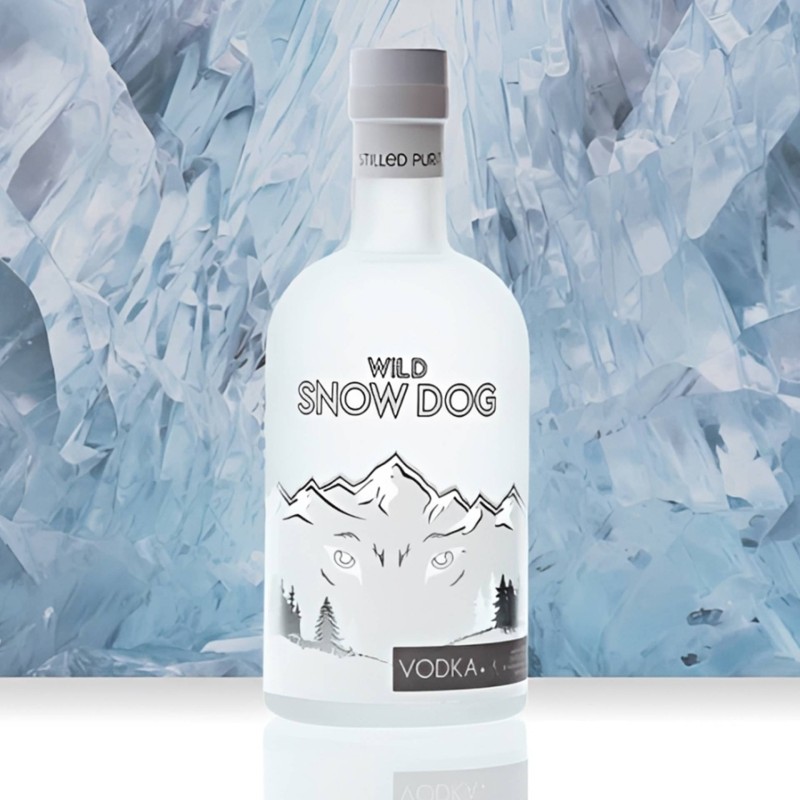 Vodka Wild Snow Dog 70Cl 40%