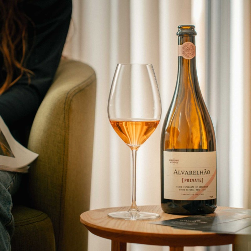 Sparkling Rose Wine Alvarelhão Private 2022 75Cl 12% Sparkling Rose Wine Alvarelhão Private 2022 75Cl 12%