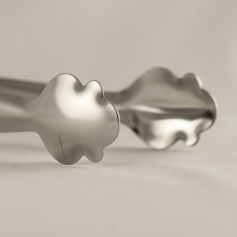 Ice Tong Trevo Inox W/ Spring