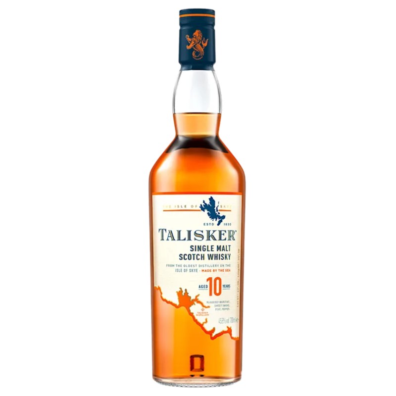 Whisky Single Malt Talisker 10 Anos Escócia 70Cl Whisky Single Malt Talisker 10 Anos Escócia 70Cl