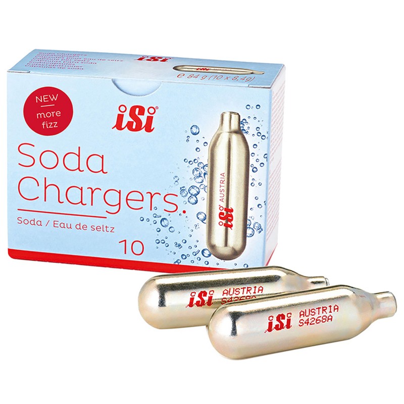 Soda Chargers C02 8.4Gr (Pack 10) Soda Chargers C02 8.4Gr (Pack 10)