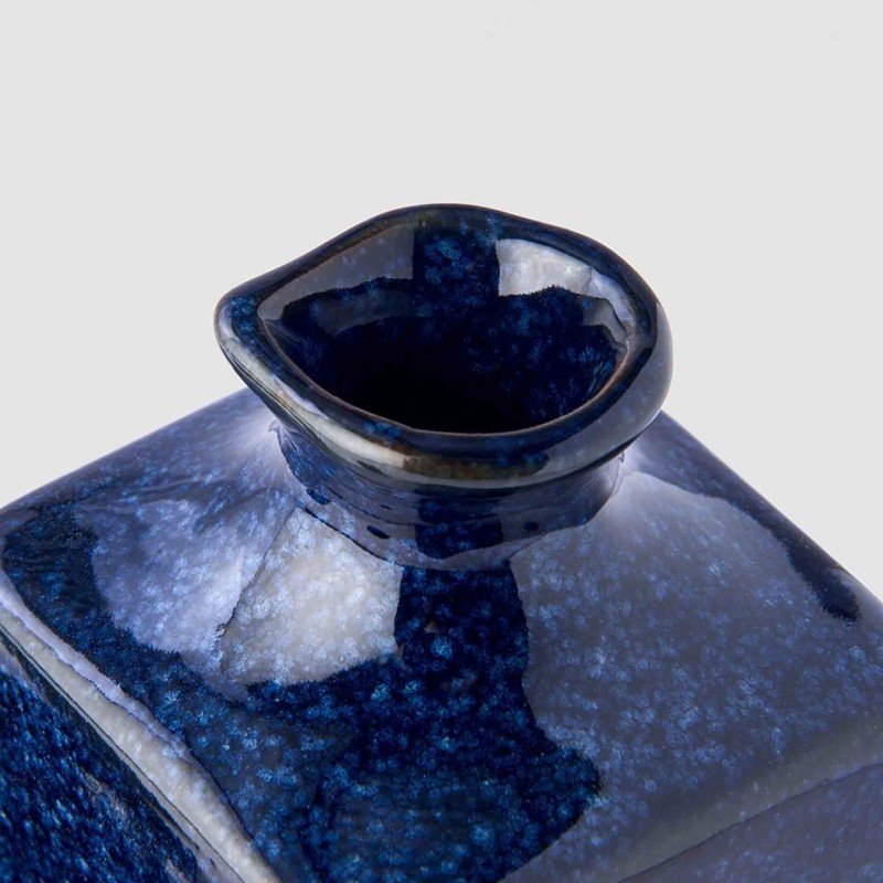 Sake Set Dark Blue Dragonfly 5Pcs Sake Set Dark Blue Dragonfly 5Pcs