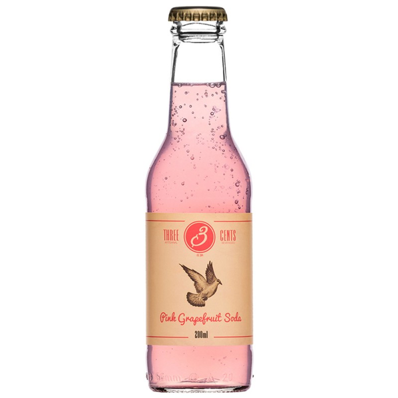 Three Cents Pink Grapefruit Soda (Toranja) 200Ml Three Cents Pink Grapefruit Soda (Toranja) 200Ml
