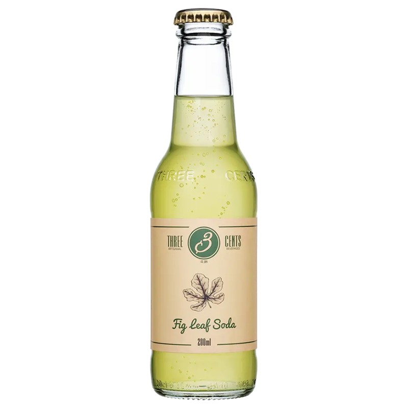 Three Cents Fig Leaf Soda 200Ml Three Cents Fig Leaf Soda 200Ml