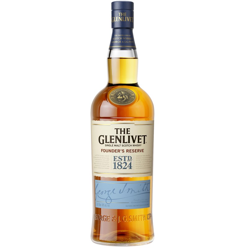 Whisky Single Malt Glenlivet Founders Reserve Escócia 70Cl Whisky Single Malt Glenlivet Founders Reserve Escócia 70Cl