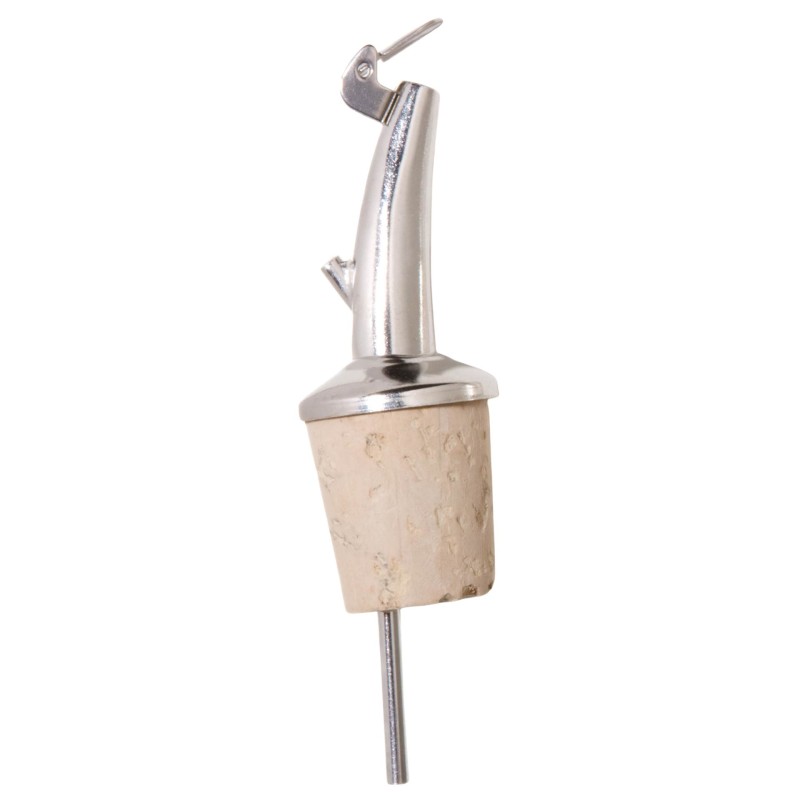 Pourer Natural Cork With Cap 6Un Pourer Natural Cork With Cap 6Un