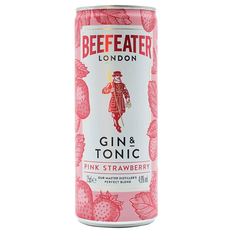Rtd Beefeater Pink And Tonic 25Cl 4,9%