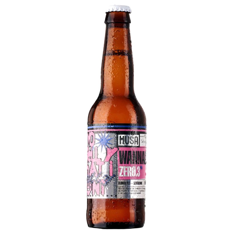 Cerveja Musa Wannabe Sem �lcool 33Cl 0,3%