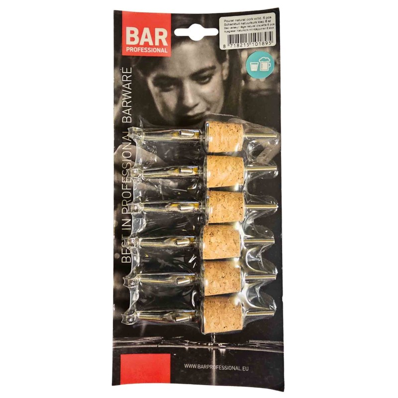 Pourer Em Corti�a Natural Com Tampa 6Un